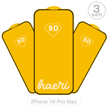 iPhone 14 Pro Max (შავი) - დამცავი ფირი (3 ცალი)