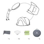 კარავი 3-4 ადგილიანი Hui Lingyang 280x200x110 ლურჯი