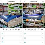 Wi-Fi სახლის მოძრავი ირმაგი ვიდეოკამერა 2MP+2MP