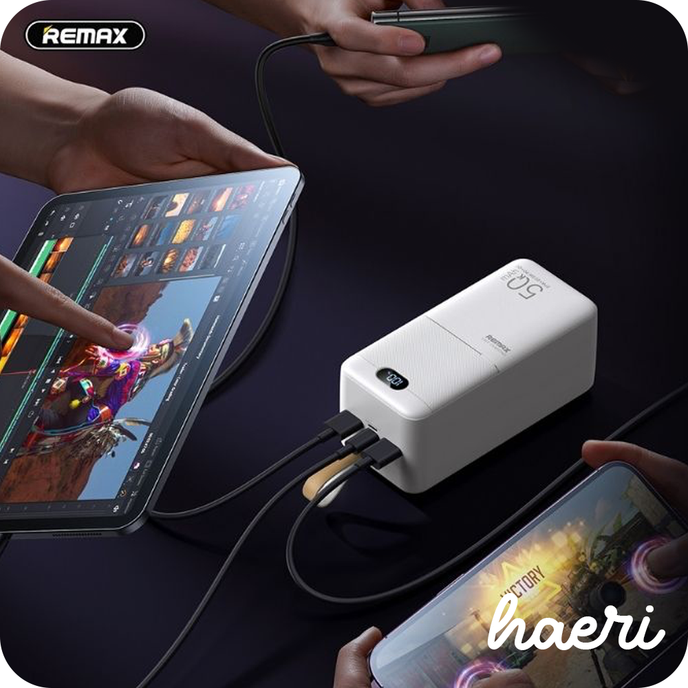 პორტატული დამტენი REMAX RPP-117 50 000mAh (27W+22.5W) Power Bank
