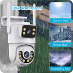 Wi-Fi სათვალთვალო ორმაგი კამერა 3MP+3MP