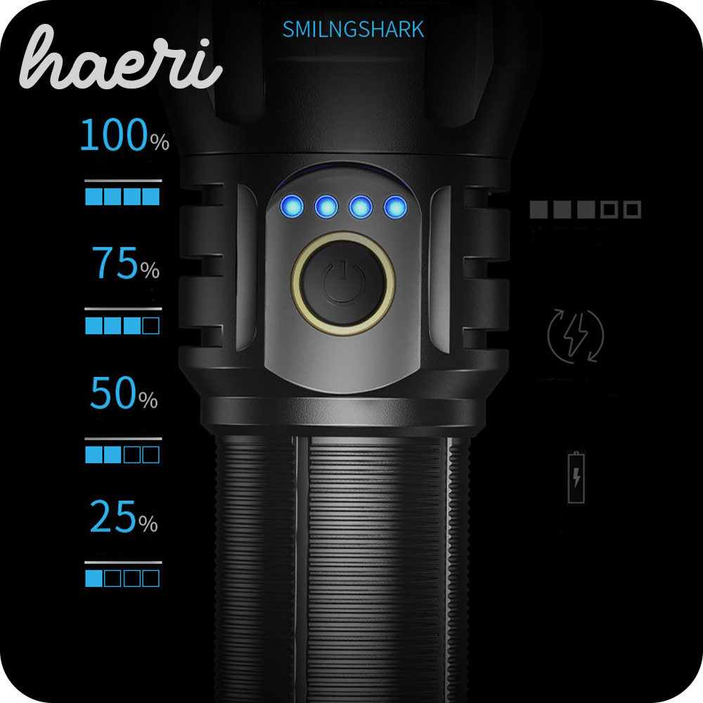 ფანარი Smiling Shark SD-7008 (ელემენტი 26650 - 5500 mAh)