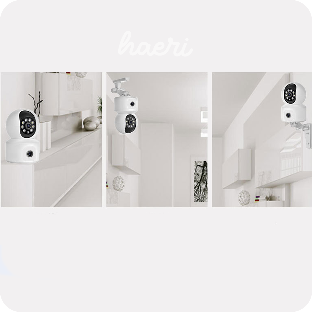 Wi-Fi სახლის მოძრავი ირმაგი ვიდეოკამერა 2MP+2MP