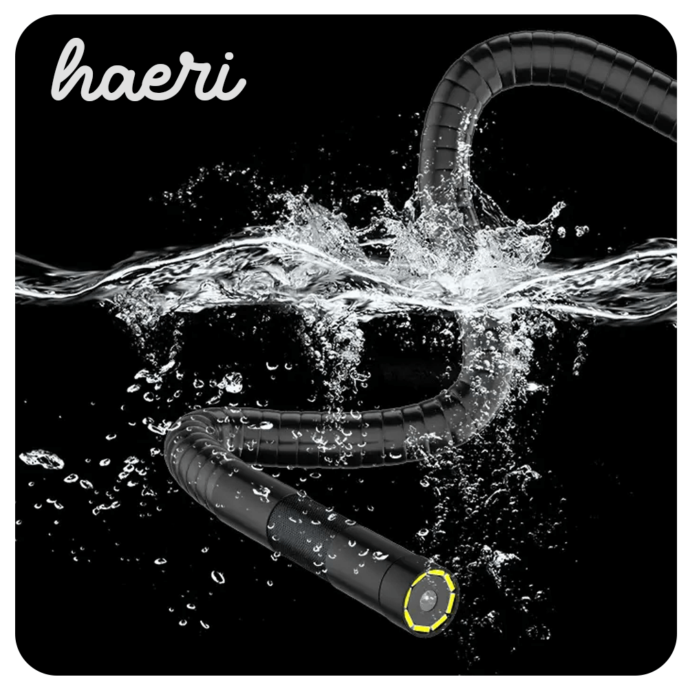 Wi-Fi endoscope camera with LED illumination, waterproof design, ideal for inspection and diagnostics in various environments.