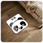 Electric personal scale 'Panda' with LCD display and ultra-precise sensors, designed for up to 180 kg.