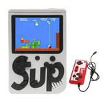 პორტატული რეტრო სათამაშო კონსოლი SUP 400 თამაში, 3 დიუმიანი LCD ეკრანით და ჯოისტიკით.