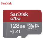 მეხსიერების ბარათი SanDisk 128GB Ultra MicroSD/HC UHS-I Card Class 10