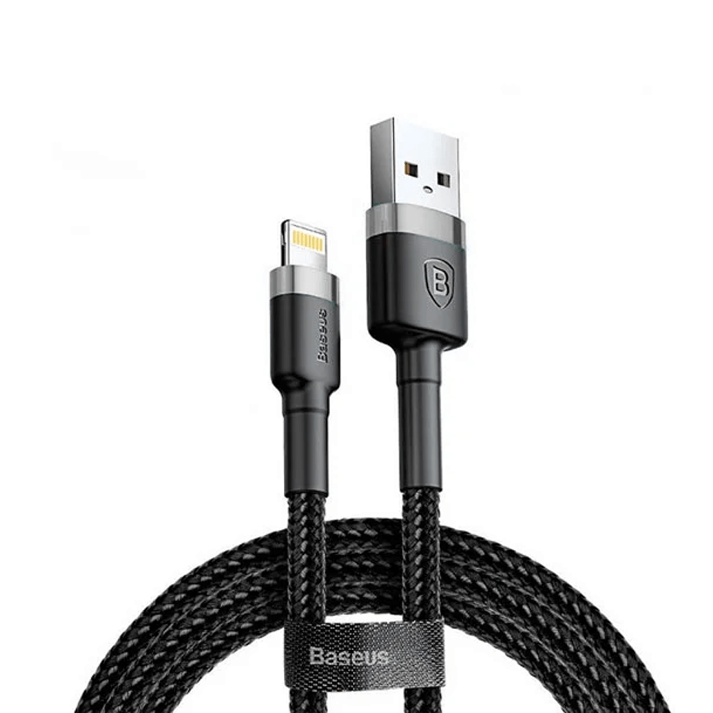 Baseus დამტენის კაბელი (Lightning + USB) 2.4A Kevlar Cable