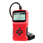 OBD2 V309 diagnostic scanner displaying diagnostic menu options for vehicle diagnostics.