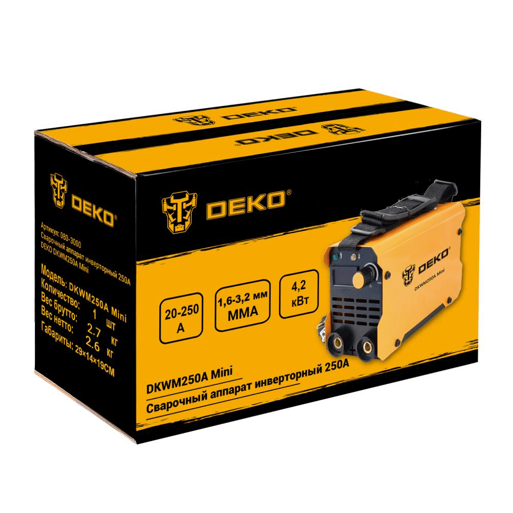 Сварочный аппарат DEKO DKWM250A Mini