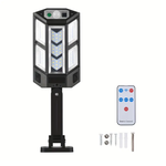 გარე სანათი მზის პანელზე მომუშავე 43 LED