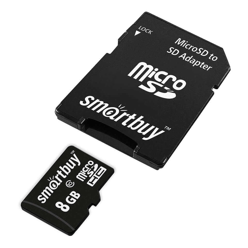 მეხსიერების ბარათი Smart Buy 8GB Micro SDHC (Class 10)