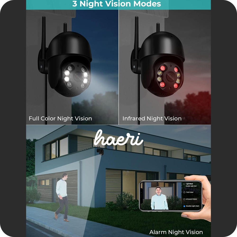 Wi-Fi სათვალთვალო კამერა 8MP