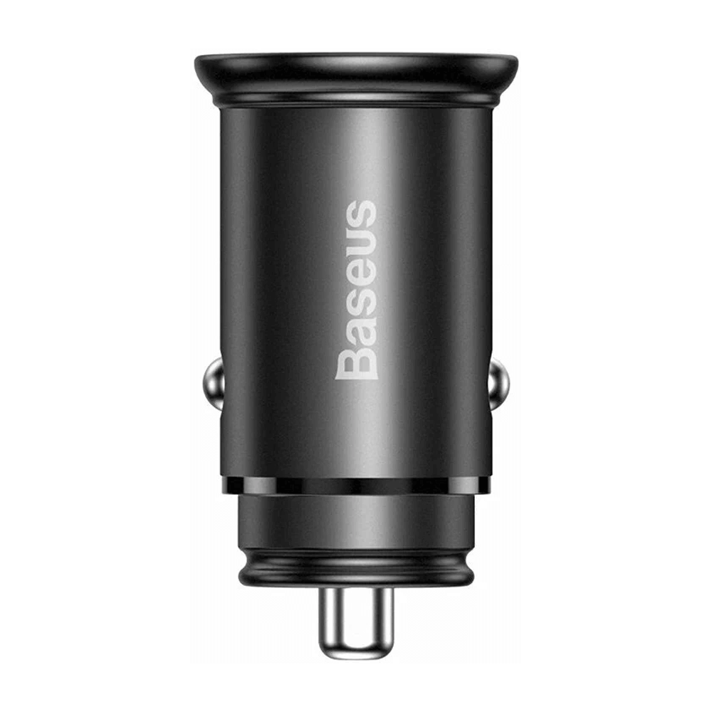 Baseus მანქანის ადაპტერი USB + Type-C 30W