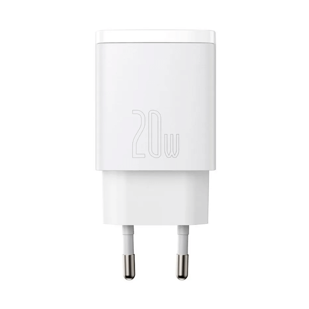 BASEUS დამტენი ადაპტერი USB + Type-C 20W