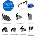 კარავი 3-4 ადგილიანი Hui Lingyang 280x200x110 ყავისფერი