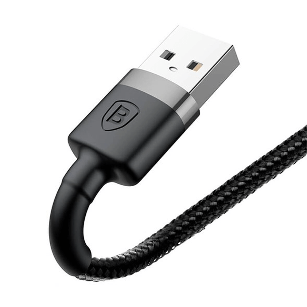 Baseus დამტენის კაბელი (Lightning + USB) 2.4A Kevlar Cable