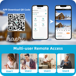 Wi-Fi სათვალთვალო ორმაგი კამერა 3MP+3MP