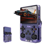 Portatile retro gaming console R36S with 3.5 inch IPS display and 15000 games.